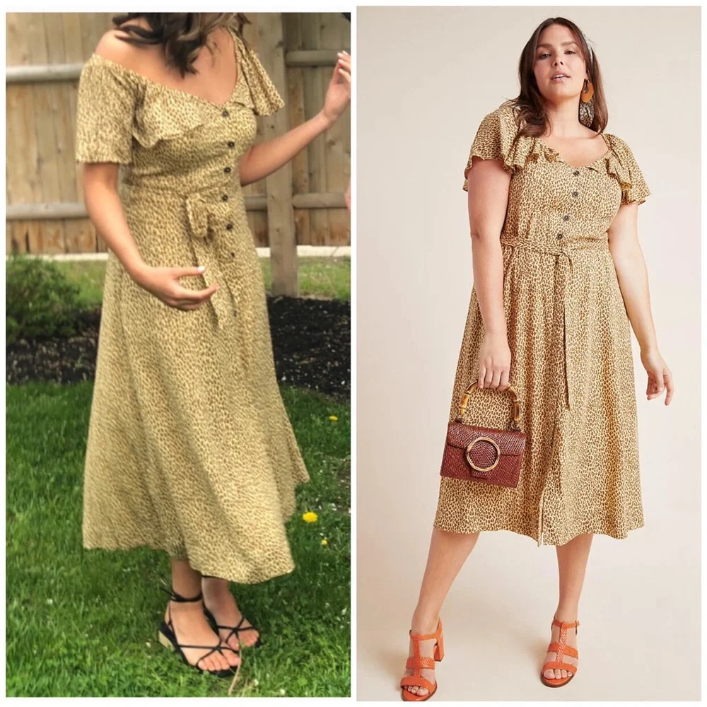 Anthropologie Bolano Midi Dress - Picture 8 of 9